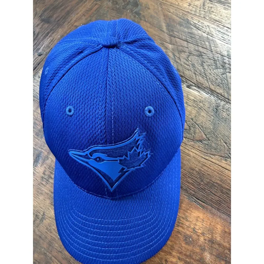 Toronto Blue Jays Blue on Blue Mesh Flex hat/cap New Era 39 Med/Large